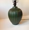 Lámpara de mesa de cerámica verde de Michael Andersen, años 30, Imagen 10