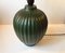 Lampada da tavolo in ceramica verde di Michael Andersen, anni '30, Immagine 6