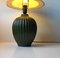 Lampada da tavolo in ceramica verde di Michael Andersen, anni '30, Immagine 14