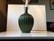 Lámpara de mesa de cerámica verde de Michael Andersen, años 30, Imagen 16