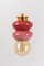 Lámpara colgante serie Apilar pequeña en rosa de Studio Noa Razer, Imagen 1