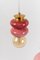 Lámpara colgante serie Apilar pequeña en rosa de Studio Noa Razer, Imagen 3