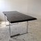 Vintage Chromed Steel & Solid Wood Table, 1980s, Image 5