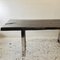 Vintage Chromed Steel & Solid Wood Table, 1980s, Image 12