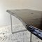 Vintage Chromed Steel & Solid Wood Table, 1980s 8