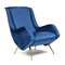 Vintage Italian Lounge Chair by Aldo Morbelli for ISA Bergamo, 1950s 5