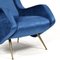 Vintage Italian Lounge Chair by Aldo Morbelli for ISA Bergamo, 1950s 9