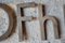 Vintage Industrial Metal Letters 7