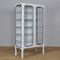 Vintage Glass & Iron Medical Cabinet, 1970s 1