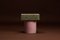 Sgabello Concretely Happy rosa e verde di Jonatan Nilsson, 2017, Immagine 1