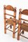 Vintage Spanish Pine & Rope Chairs, 1940s, Set of 4 6