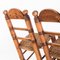Vintage Spanish Pine & Rope Chairs, 1940s, Set of 4, Image 8