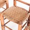 Spanische Vintage Stühle aus Pinienholz & Seil, 1940er, 4er Set 10