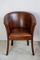 Dainty Leather Lounge Chairs, 1980s, Set of 6 6