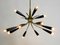 Mid-Century Sputnik Ceiling Lamp, 1950s 3