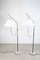 Lámpara de pie austriaca Mid-Century de teca y latón, años 50. Juego de 2, Imagen 2