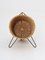 Mid-Century Scandinavian Cane and Metal Firewood Basket, 1950s, Image 4