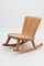 Swedish Pine Rocking Chair, 1940s, Image 1