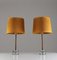 Swedish Rosewood and Glass Table Lamps from Tranås Stilarmatur, 1960s, Set of 2 1