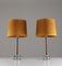 Swedish Rosewood and Glass Table Lamps from Tranås Stilarmatur, 1960s, Set of 2, Image 1