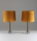 Swedish Rosewood and Glass Table Lamps from Tranås Stilarmatur, 1960s, Set of 2 4