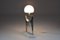 Vintage Aluminum Table Lamp, 1950s, Image 4