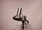 Lámpara de pie danesa vintage de acero, años 60, Imagen 4