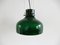 Vintage Green Glass Pendant Lamp, Image 1