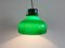 Vintage Green Glass Pendant Lamp 2