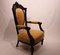 Mahogany and Fabric Armchair, 1920s 2