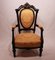 Fauteuil en Acajou et Tissu, 1920s 1