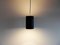 Black Metal Ceiling Lamps, 1960s, Set of 5 4