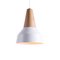 Eikon Basic White Pendant Lamp in Oak from Schneid Studio 1