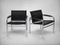 Leather and Chrome Armchairs, 1970s, Set of 2 6