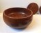 Mid-Century Teak Salad Bowl & Sushi Plates Set, 1960s, Set of 6 8