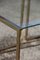 Italian Minimalist Stacking Tables in Brass & Glass, 1970s, Set of 3 15