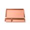 Axonometry Desk Top Trays in Copper by E. Giovannoni for Ghidini 1961, Set of 3 1