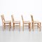 Vintage French Dining Chairs by Charlotte Perriand, 1950s, Set of 4 3