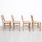 Vintage French Dining Chairs by Charlotte Perriand, 1950s, Set of 4, Image 3