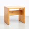 Vintage Pine Stool by Charlotte Perriand, 1960s 4