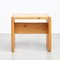 Tabouret Vintage en Pin par Charlotte Perriand, 1960s 3