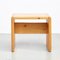 Vintage Pine Stool by Charlotte Perriand, 1960s, Image 3