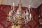 Czech Glass Chandelier, 1970s, Image 1