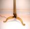 Dreibeinige Vintage Stehlampe aus klarem & goldenem Muranoglas von Barovier & Toso 9
