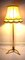 Dreibeinige Vintage Stehlampe aus klarem & goldenem Muranoglas von Barovier & Toso 10
