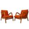 Beechwood Easy Chairs by Jan Vaněk for UP Závody, 1940s, Set of 2 1