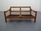 Dänisches 2-Sitzer Sofa mit Gestell aus Teak, 1960er 14