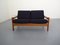 Dänisches 2-Sitzer Sofa mit Gestell aus Teak, 1960er 1