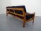 Dänisches 3-Sitzer Sofa mit Gestell aus Teak, 1960er 6