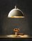 Lámpara de suspensión de fábrica pequeña de cobre de Elisa Giovannoni para Ghidini 1961, Imagen 2